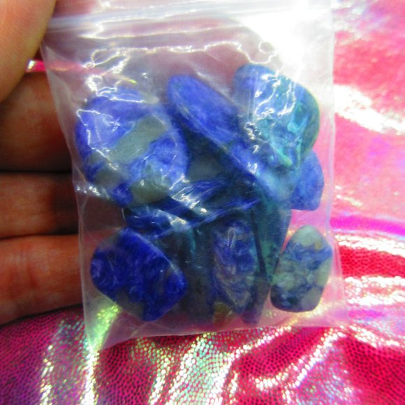 Russian Charoite Grid Set Semi Precious Gemstone - Picture 1 of 6